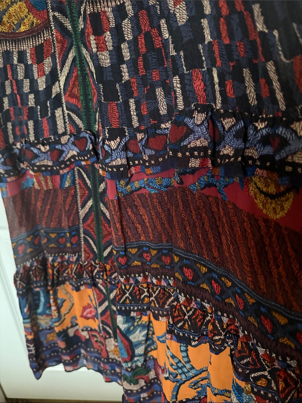 Farm Rio Anika Tapestry Blue Maxi Dress - Picture 6 of 8